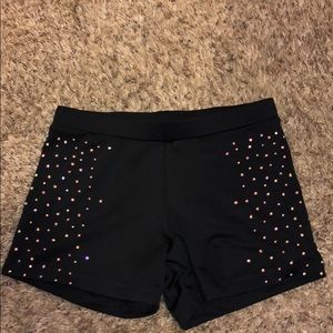 rhinestone shorts